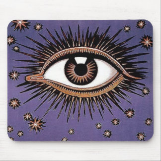 All seeing eye mouse pad