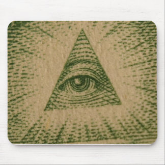 all seeing eye mouse pad