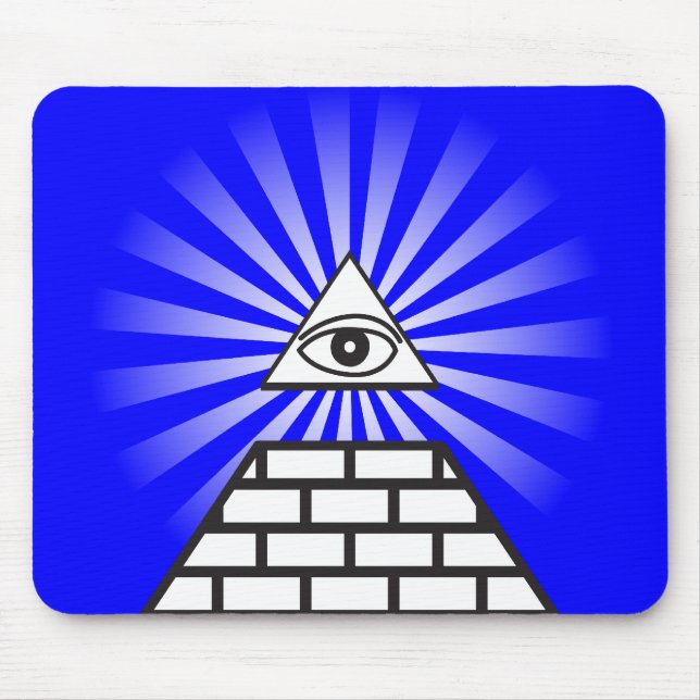 All Seeing Eye Mouse Pad (Front)