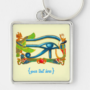 All Seeing Eye Of Horus Good Luck Charm Keychain