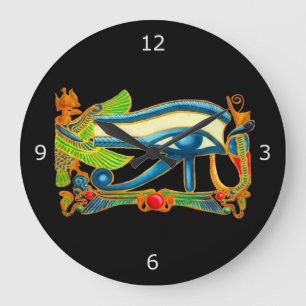 All Seeing Eye Of Horus Large Clock