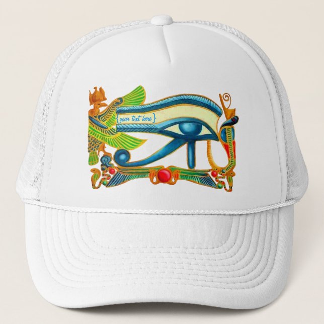 All Seeing Eye Of Horus Trucker Hat (Front)