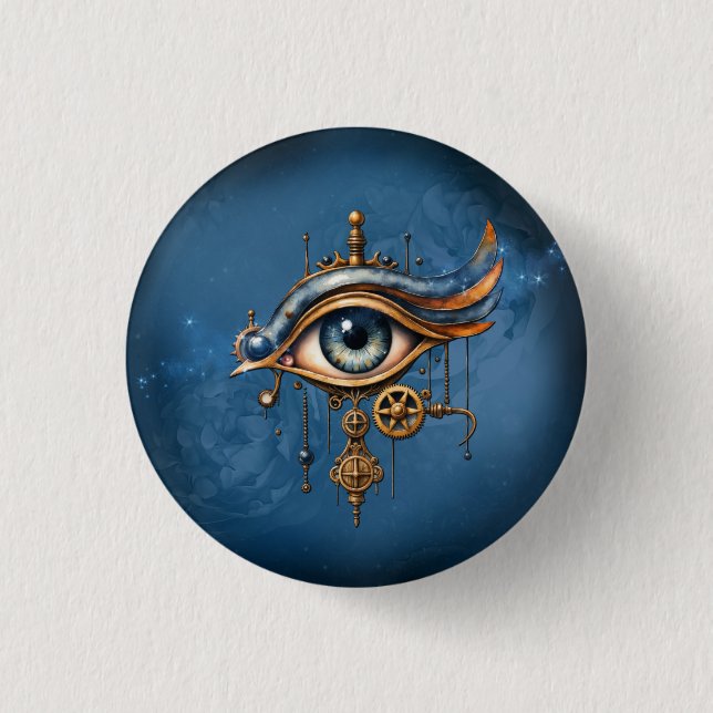 All-Seeing Eye of the Universe  1 Inch Round Button (Front)