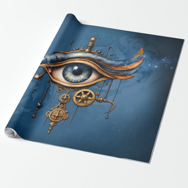 All-Seeing Eye of the Universe  Wrapping Paper (Unrolled)