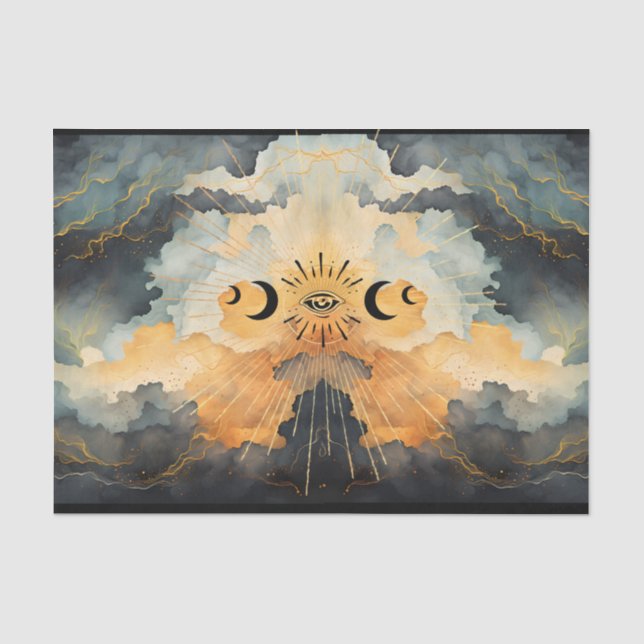 All seeing eye  tissue paper (Front)