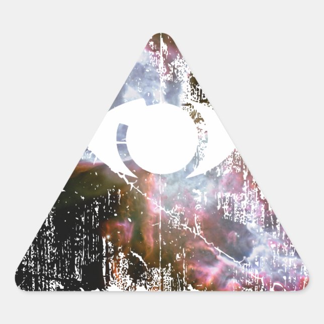 All Seeing Eye Triangle Sticker (Front)