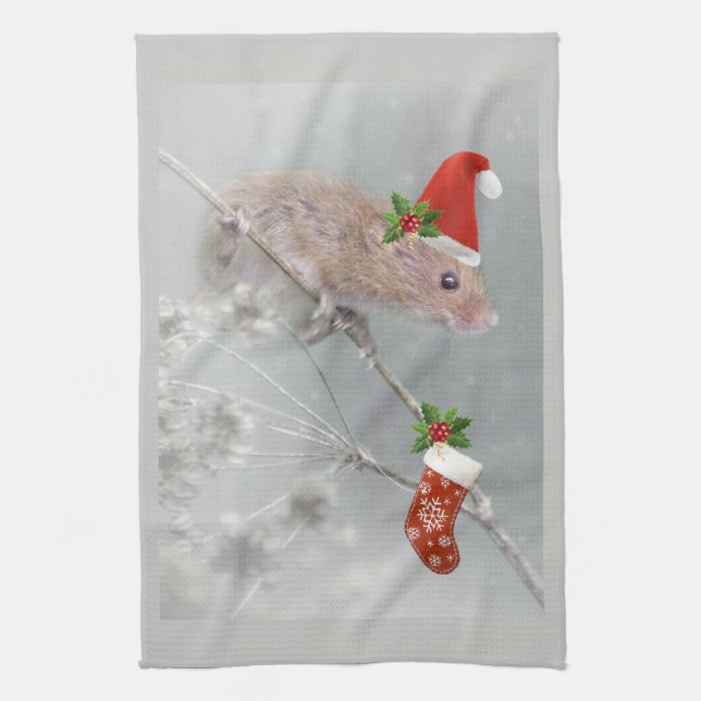 All Set for Santa Kitchen Towel (Vertical)