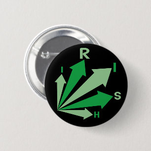 all signs point to IRISH! 2 Inch Round Button