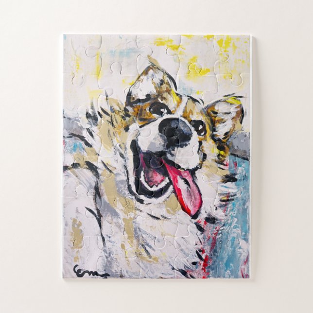 All smiling jigsaw puzzle (Vertical)