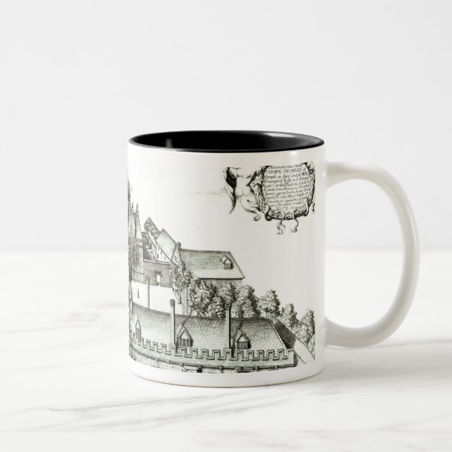 All Souls College, Oxford University, 1675 Two-Tone Coffee Mug (Right)
