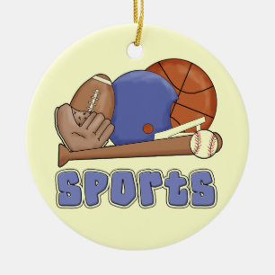 All Sports T-shirts and Gifts Ceramic Ornament