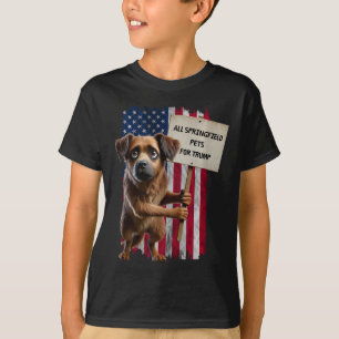 All Springfield Pets For Trump They Eating Dogs Fu T-Shirt