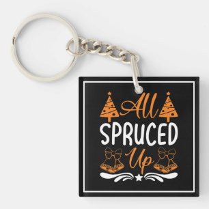 All Spruced Up - Christmas Designs Keychain