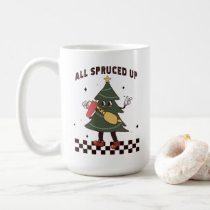 All Spruced Up - Tumbler Inspired Bougie Christmas Coffee Mug