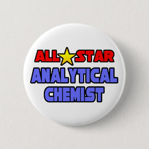 All Star Analytical Chemist 2 Inch Round Button