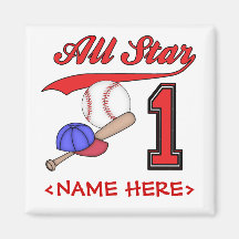 All Star Baseball 1st Birthday
