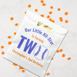 All-Star Baseball 2nd Birthday Favour Bag