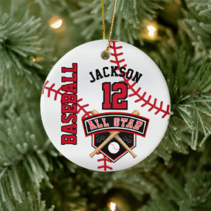 All Star Baseball Game ⚾ Player Ceramic Ornament