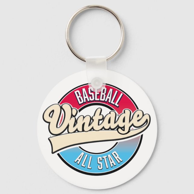 All Star Baseball logo Keychain (Front)