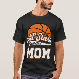 All-Star Basketball Mom Of The Birthday Boy Baller T-Shirt