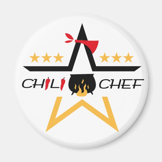 All-Star Chili Chef Magnet (Front)