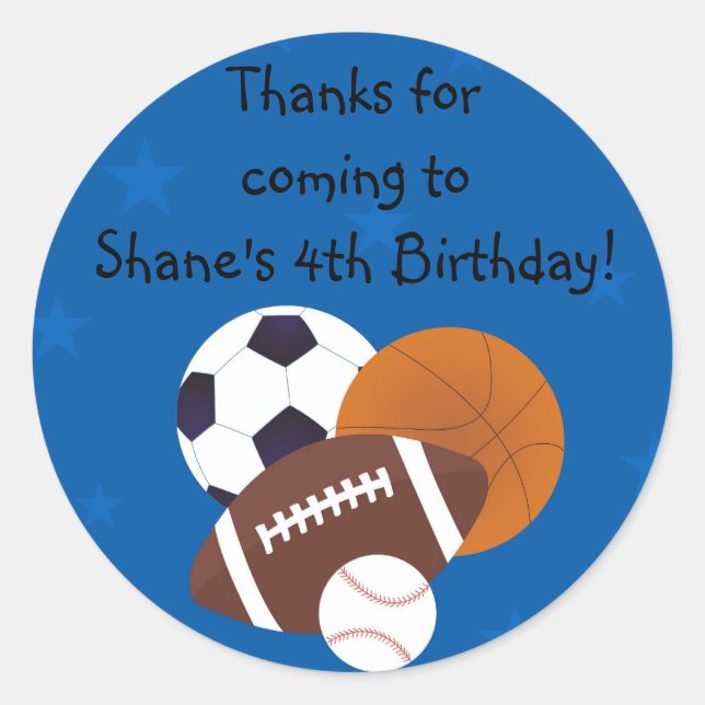 All-Star Classic Round Sticker (Front)