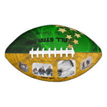 All Star Dad Green and Gold Basketball