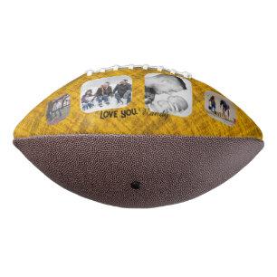 All Star Dad Green and Gold Basketball Football