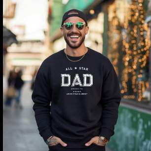 All Star Dad Happy Father's Day Sweatshirt