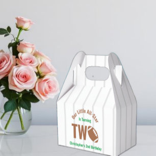 All-Star Football 2nd Birthday Favor Box
