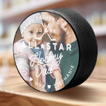 All Star Hockey Dad Happy Father's Day Photo Gift Hockey Puck<br><div class="desc">Send a fun personalized Father's Day gift, a birthday gift, or a Christmas gift to your dad that he'll cherish. A Special personalized photo Father's Day hockey puck. Our design features a simple single photo design with " #All Star Hockey Dad" Customize with names or personalized messages. Note: text colour...</div>