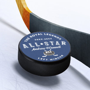 All-Star Hockey League Player Name Number Position Puck