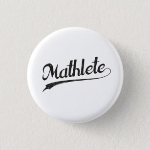All Star Mathlete Math Athlete 1 Inch Round Button