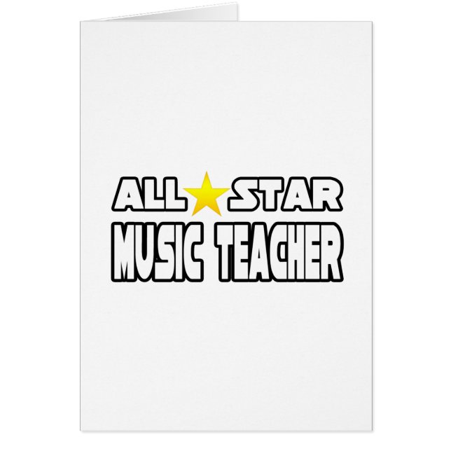All Star Music Teacher (Front)