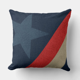 All Star Patriotic Artistry Throw Pillow
