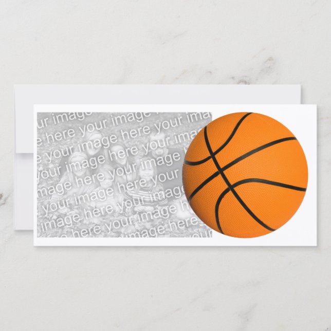 All Star Photocard Basketball Template (Front)