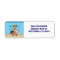 All-Star Puppies Baby Shower Return Address Labels