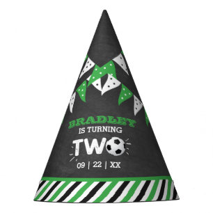 All-star Soccer Ball 2nd Birthday Party Hat