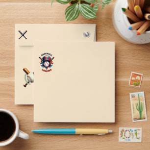 All-Star Spirit: Classic Baseball Essentials Sport Envelope