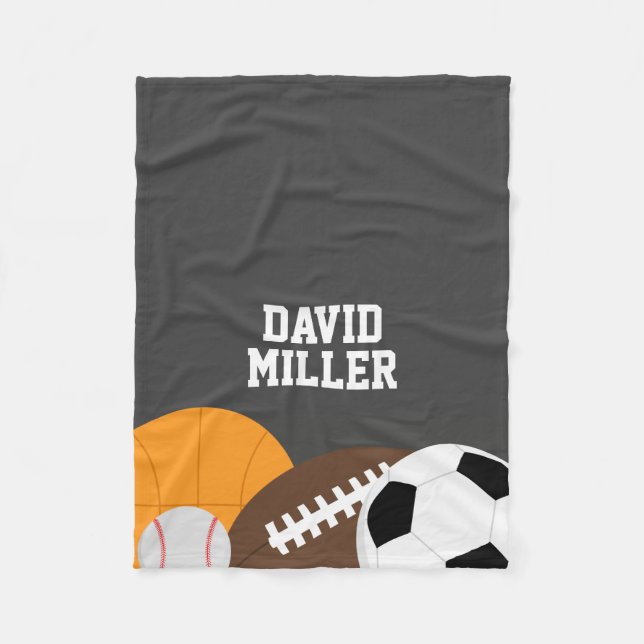 All Star Sports Fleece Blanket (Front)
