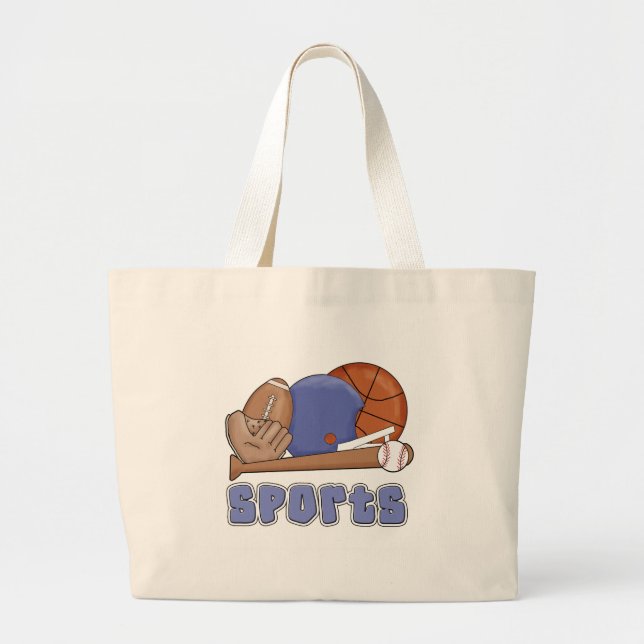 All Star Sports Large Tote Bag (Front)