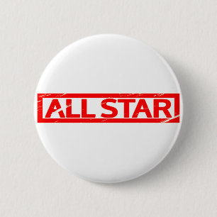 All star Stamp 2 Inch Round Button
