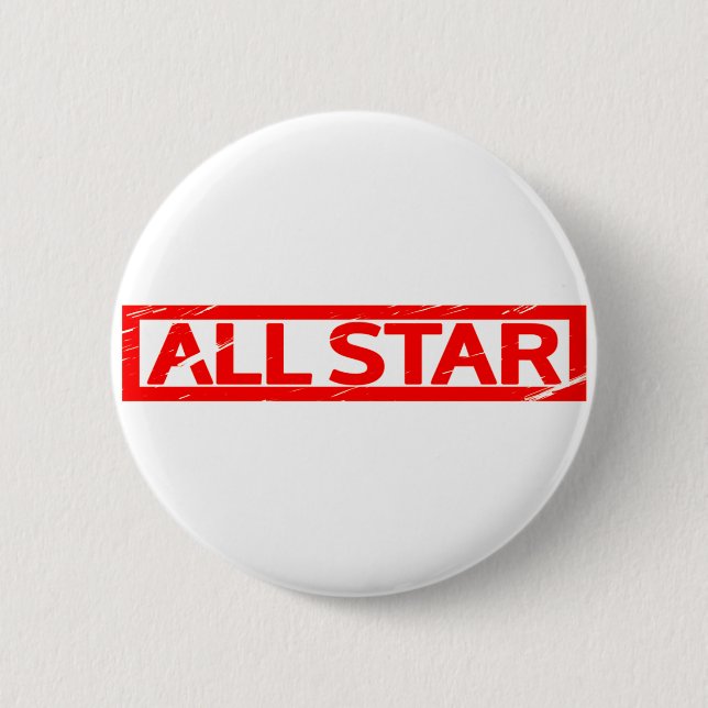 All star Stamp 2 Inch Round Button (Front)