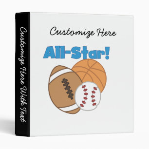 All Star Tshirts and Gifts Binder