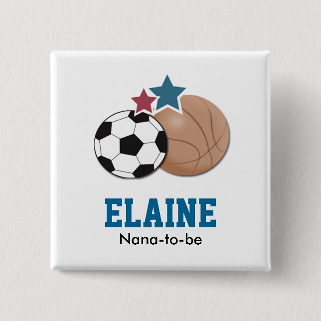 ALL STARS SPORTS Personalized Button (Front)