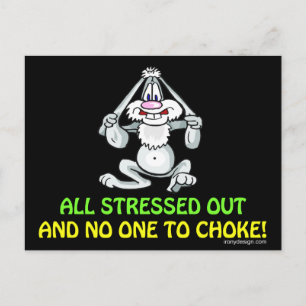 All Stressed Out Postcard