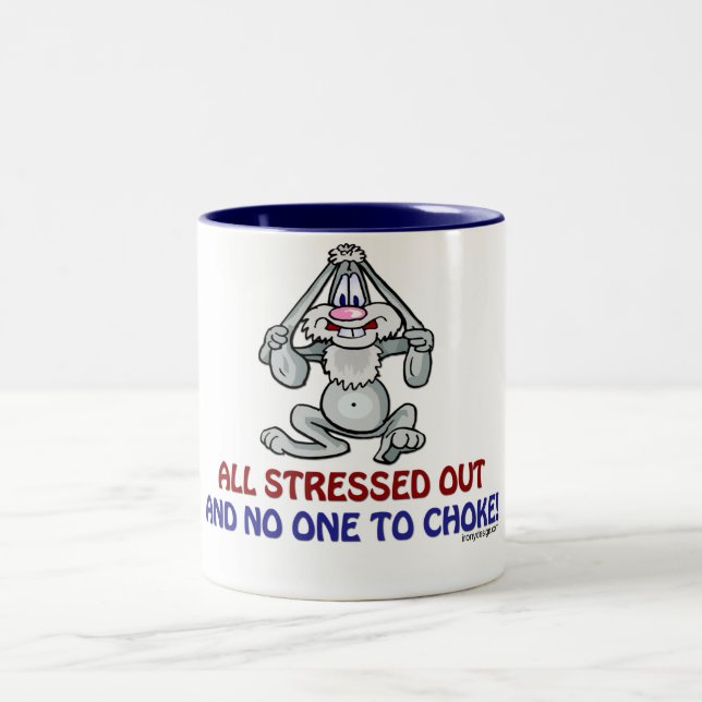 All Stressed Out Two-Tone Coffee Mug (Center)