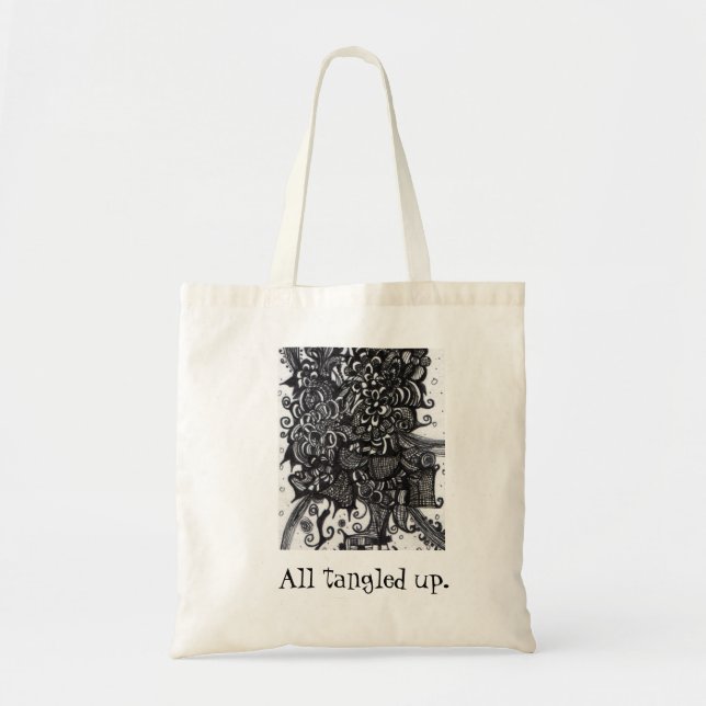 All Tangled Up Tote Bag (Front)