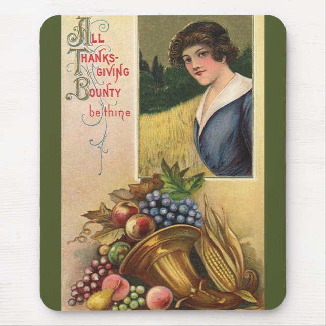 All Thanksgiving Bounty Be Thine Mouse Pad (Front)