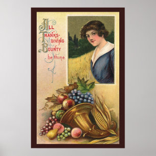 All Thanksgiving Bounty Be Thine Poster